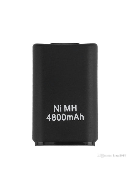 Xbox 360 Kontroller Için 4800 Mah Şarjlı Nı-mh Pil Ve Kablo Seti