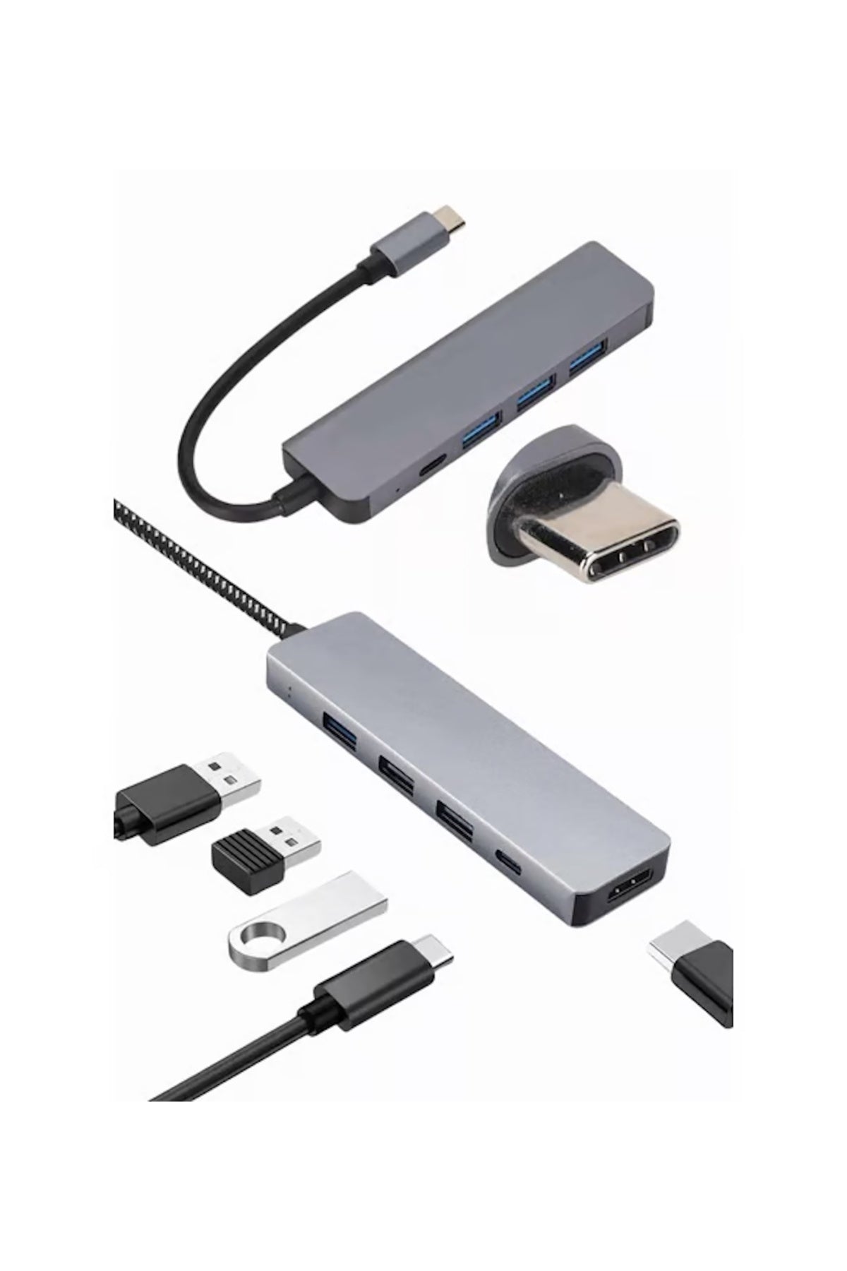 8in1 USB Type-C HDMI Girişli USB Çoklayıcı - C81U