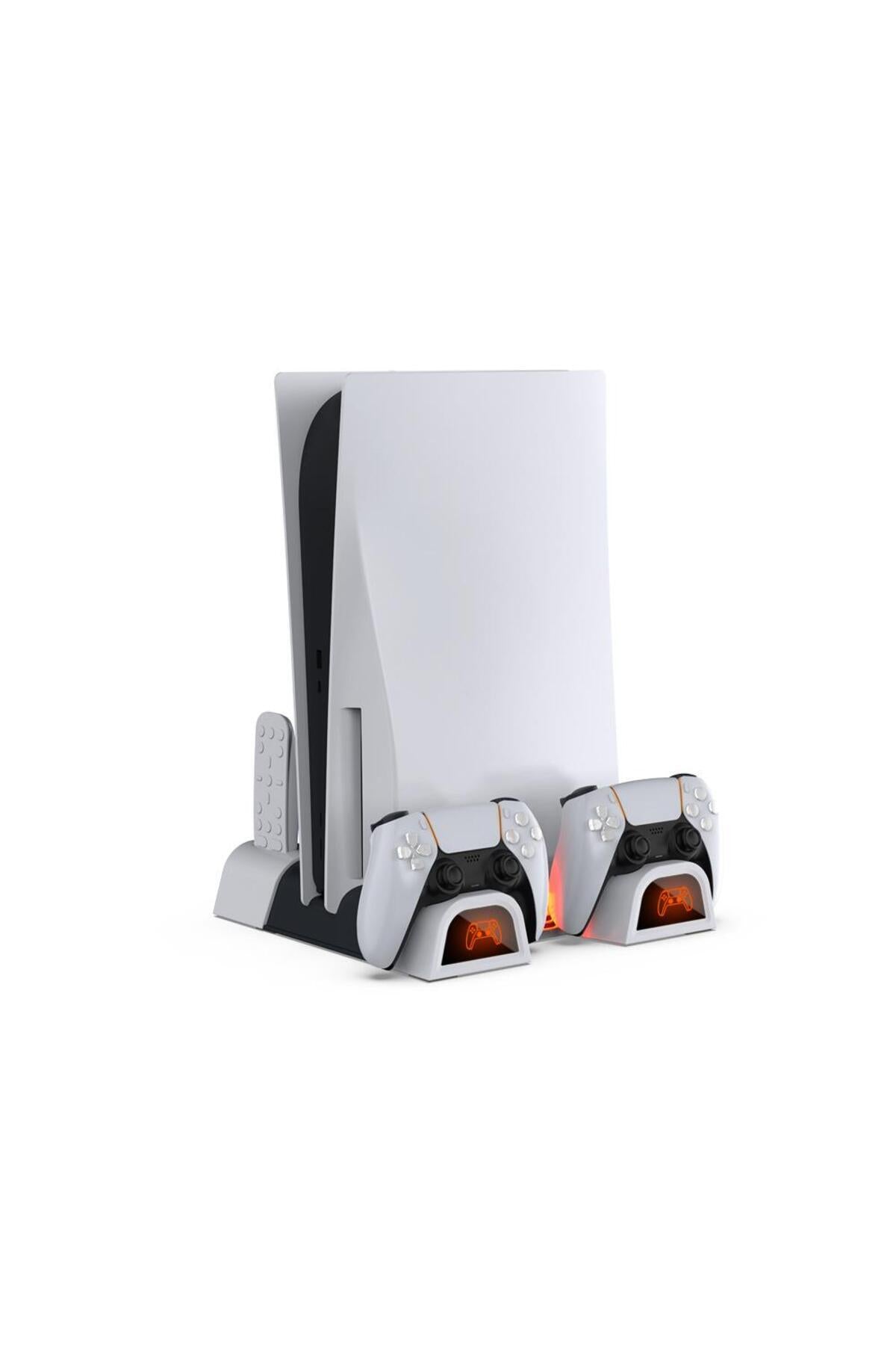Dobe Tp5 05100 Ps5 Led Göstergeli Fanlı Oyun Hazneli Şarj Stand