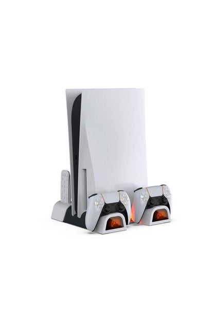 Dobe Tp5 05100 Ps5 Led Göstergeli Fanlı Oyun Hazneli Şarj Stand