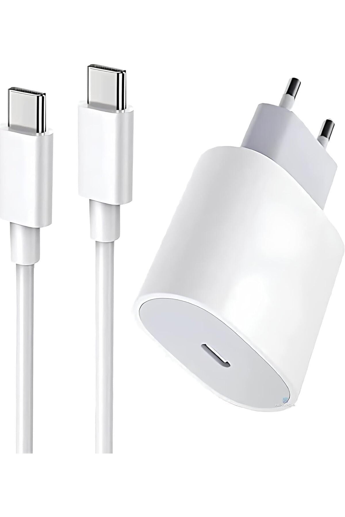 iPhone 20W USB-C PD Güç Adaptörü ve Kablo Dahil Set Type-C den Type-C Hızlı Şarj Cihazı