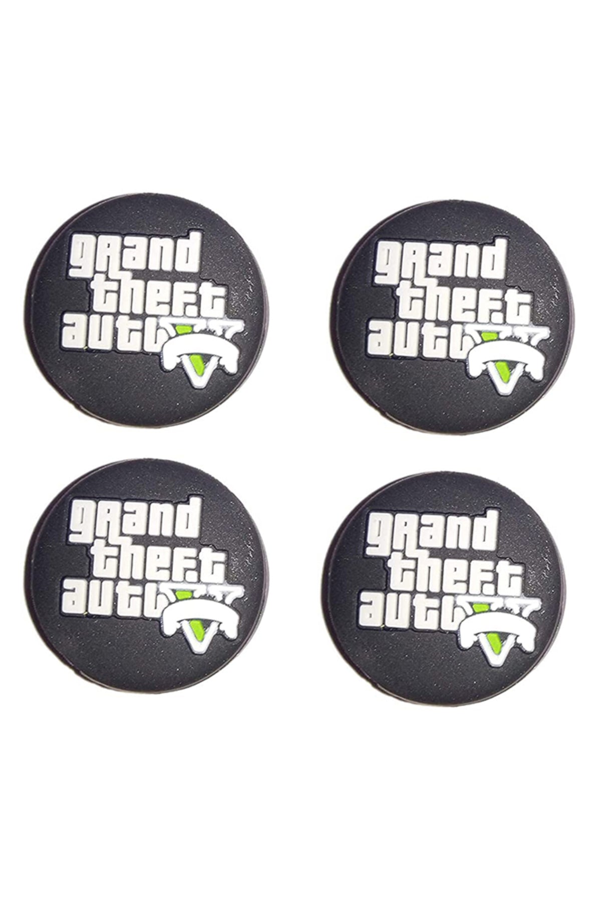 Gta 5 Desenli Sony Ps5/ps4/ps3 Uyumlu Analog Koruyucu Silikon Pad
