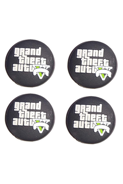 Gta 5 Desenli Sony Ps5/ps4/ps3 Uyumlu Analog Koruyucu Silikon Pad