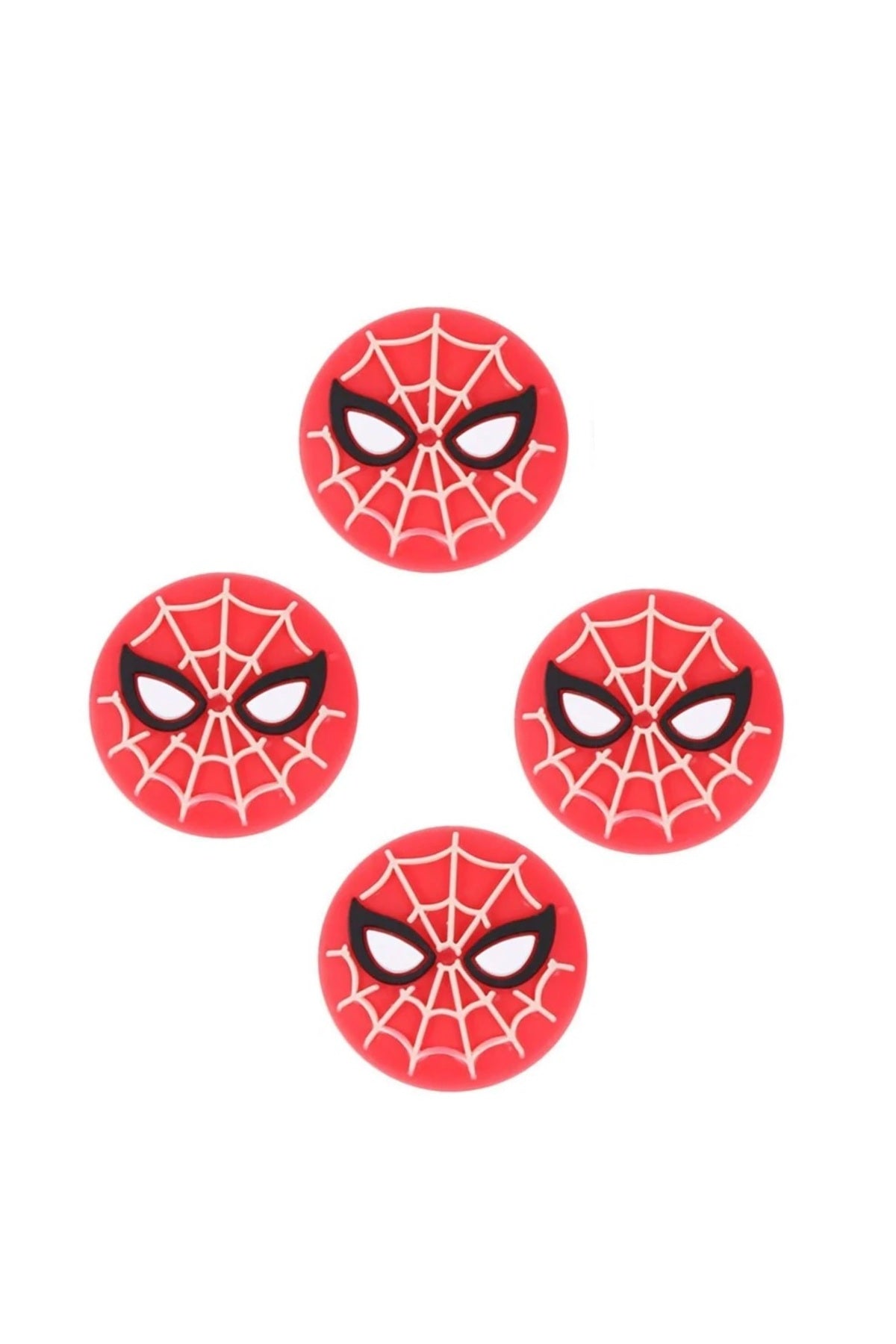 Spider-man Desenli Xbox One S/one X/xbox E/xbox 360 Analog Koruyucu Silikon Pad Maske