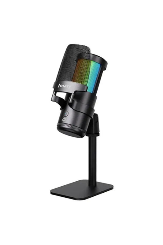 Mc-pw13 Rgb Led Condenser Usb Asmr Stüdyo Mikrofonu Siyah