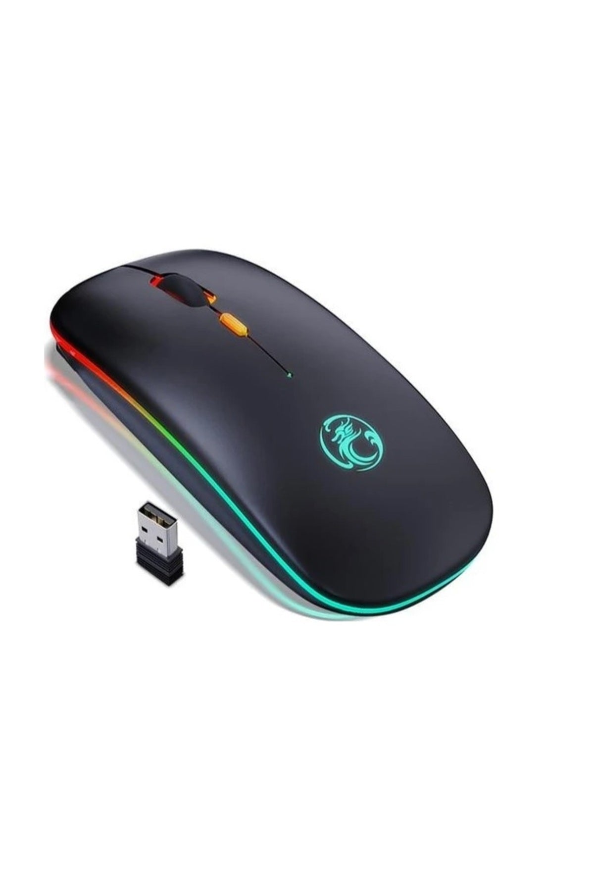 1600dpi Rgb Işıklı Şarjlı Oyuncu Gamer Kablosuz Mouse Fare