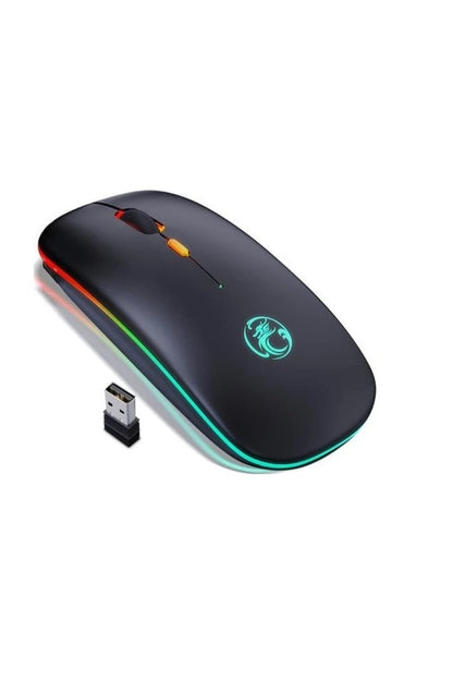 1600dpi Rgb Işıklı Şarjlı Oyuncu Gamer Kablosuz Mouse Fare