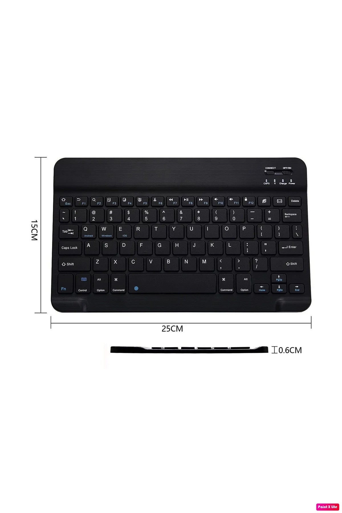 Bluetooth Slim Klavye +Mouse Android İOS,Windows,TV ve Tablet Telefon Uumlu Şarjlı Klavye Mouse Set