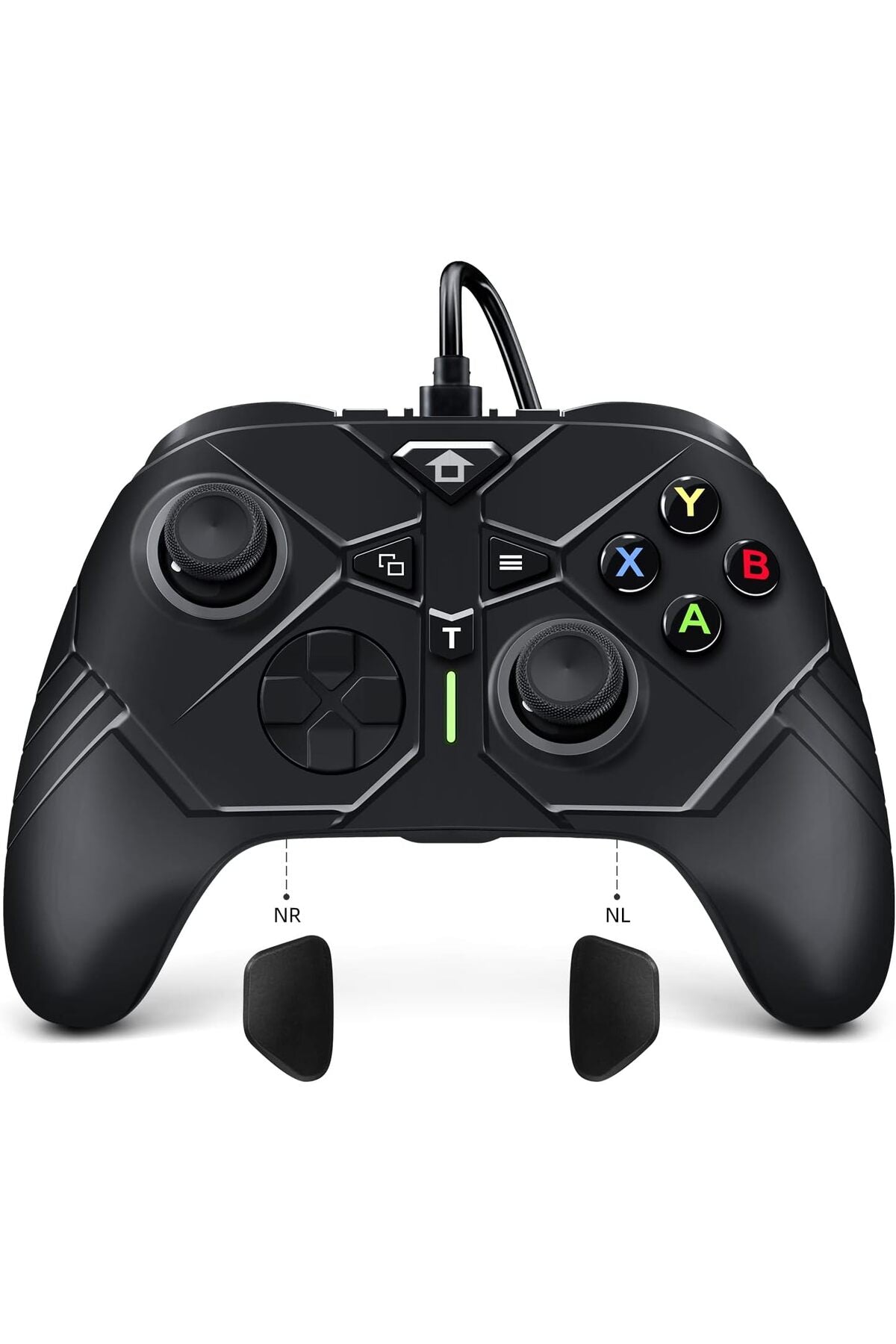 Pc Kablolu Usb Gamepad Windows 10/11 Uyumlu 3,5 Mm Ses Jaklı Makro Ve Turbo Tuşlu Oyun Kolu