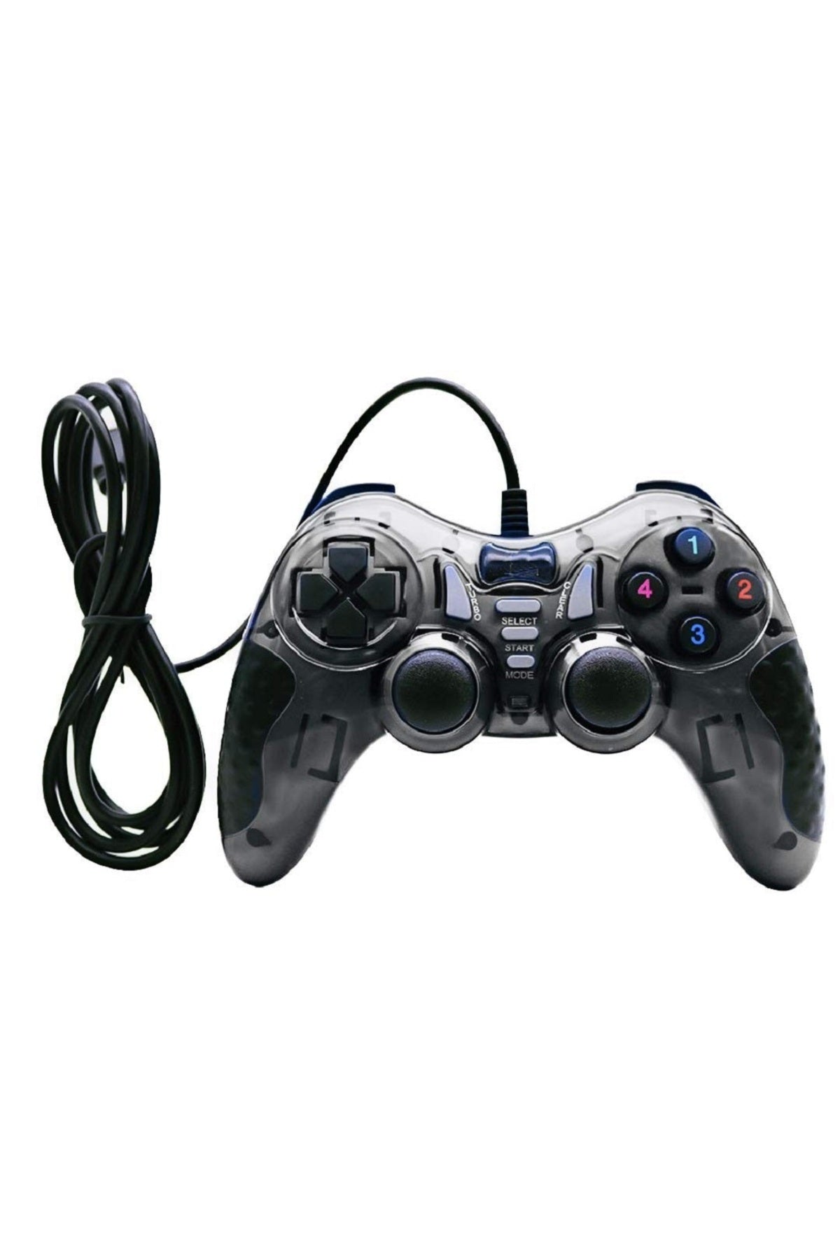 Pc Uyumlu Usb Dual Shock Titreşimli Joystick Oyun Kolu-cfl-2586 Siyah