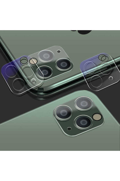 Apple Uyumlu iPhone 12 Pro Kamera Lens Koruyucu Şeffaf