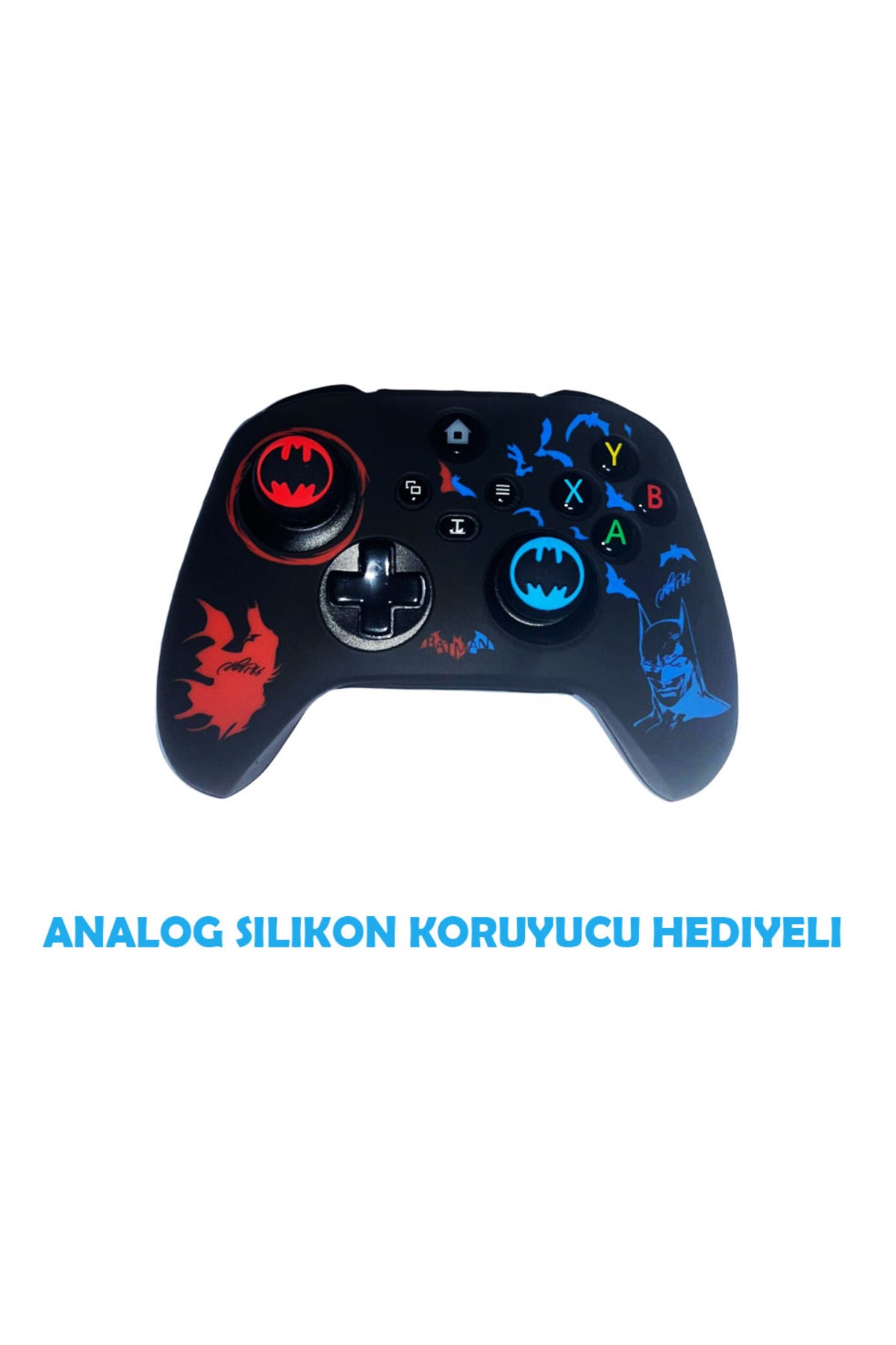 Xbox Series S/series X Batman Koruyucu Silikon Kılıf + Analog Silikon Koruyucu