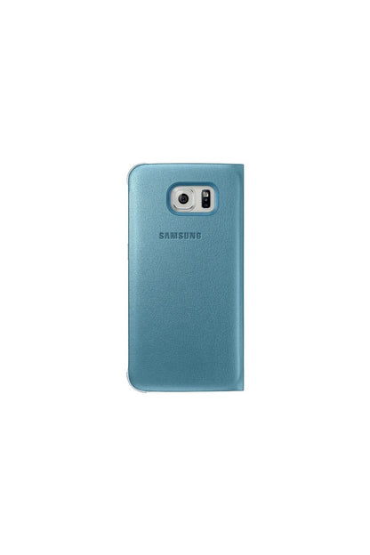 Samsung Galaxy S6 Orjinal Uyku Modlu Pencereli Deri Kılıf