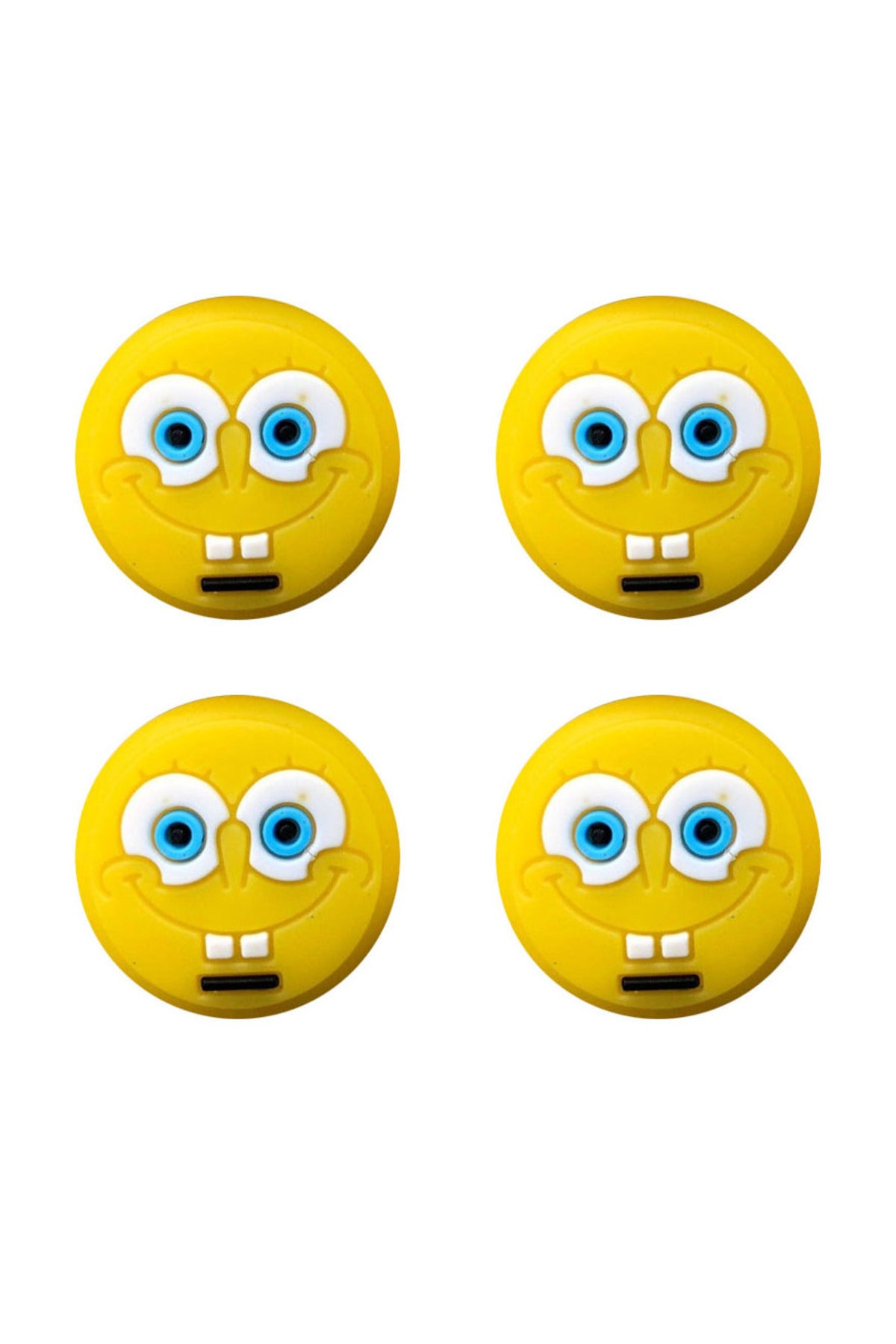Sünger Bob Ps5/ps4/ps3/xbox One/one X/one S/series X/series S 3d Analog Silikon Koruyucu -4 Adet Sünger Bob-4