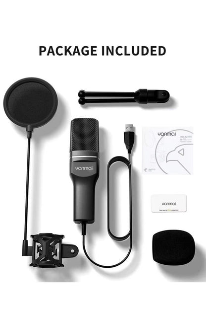 Sf-777 Kayıt Condenser Pop Filtre Kardioid Mikrofon + Tripod
