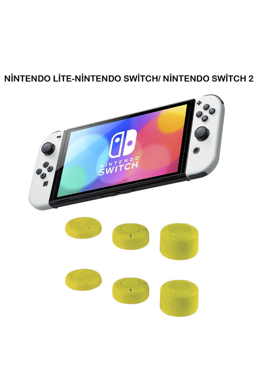 Desenli Sony Ps5/ps4/ps3 Analog Koruyucu Silikon Pad-kaptan Amerika Sarı