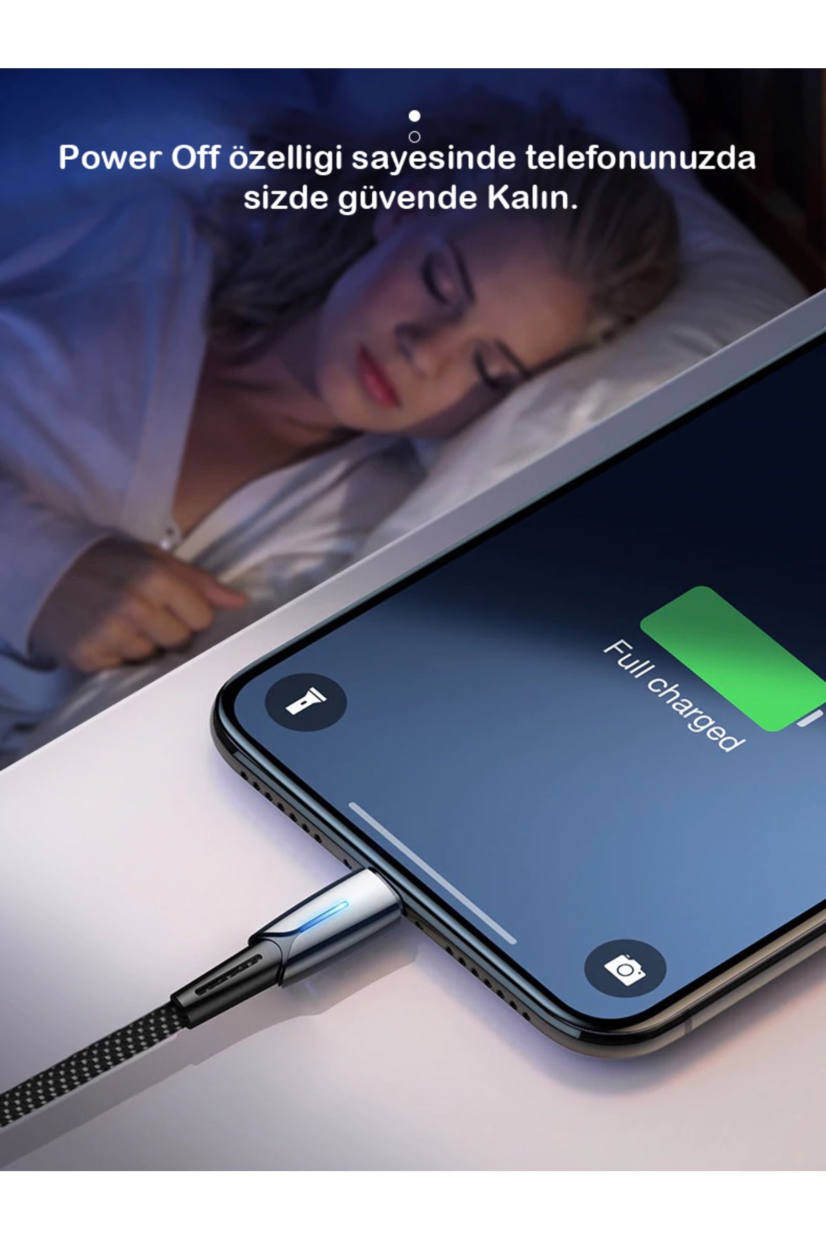Le Apple Uyumlu iPhone iPad Serisi Akıllı Şarj Ve Data Kablosu