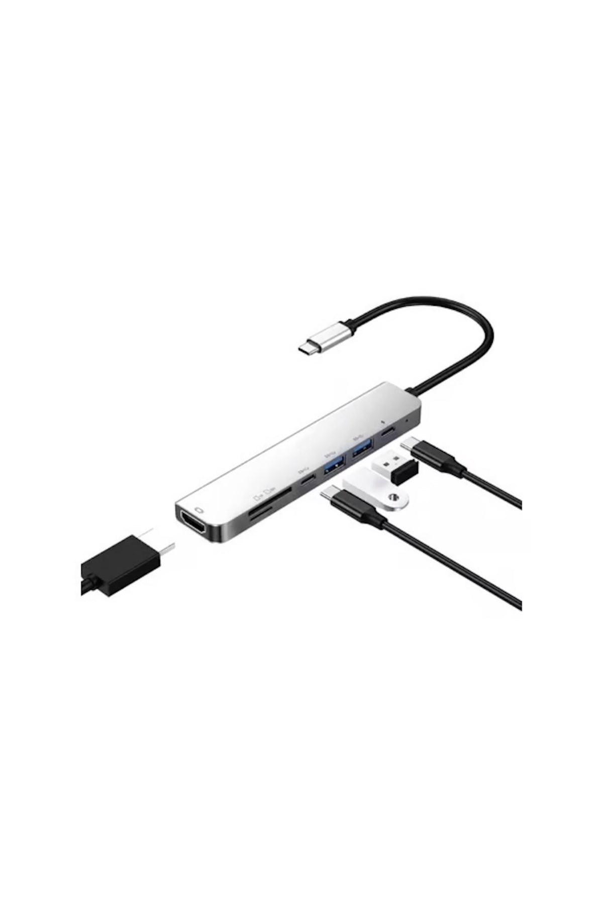 7in1 USB Type-C HDMI Girişli Çoklayıcı - C71U