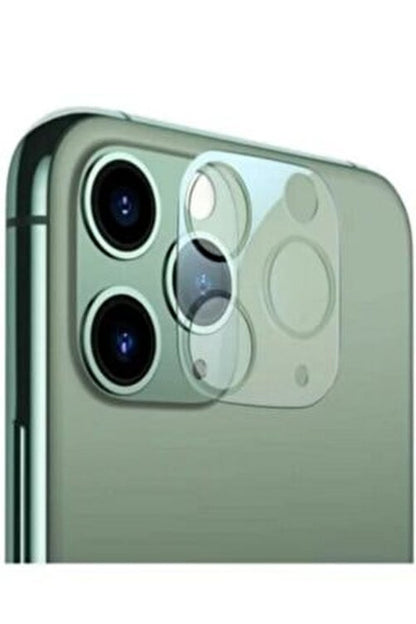 Apple Uyumlu iPhone 11 Pro Kamera Lens Koruma Camı Şeffaf