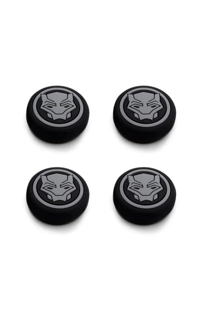 Black Panther Desenli Xbox One S/one X/xbox E/xbox 360 Analog Koruyucu Silikon Pad Siyah Logo