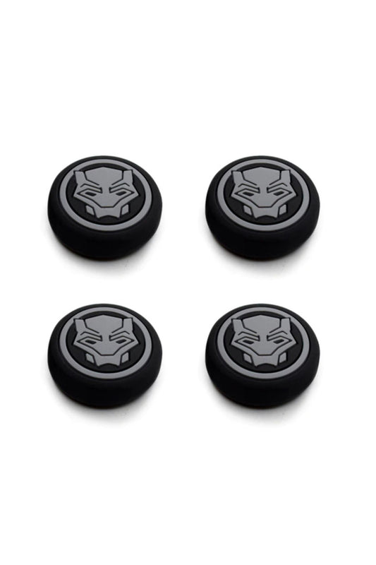 Black Panther Desenli Xbox One S/one X/xbox E/xbox 360 Analog Koruyucu Silikon Pad Siyah Logo