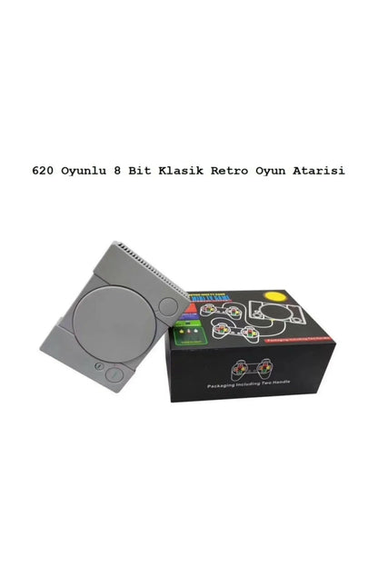 Classic Retro Mini Tv Game i 620 Oyunlu Siyah