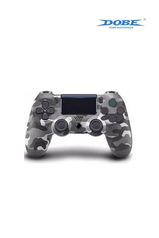 Ps4-pc-android Box-android-Apple Uyumlu iOS Telefon Tablet Titreşimli Bluetooth Oyun Kolu Kamo Gri