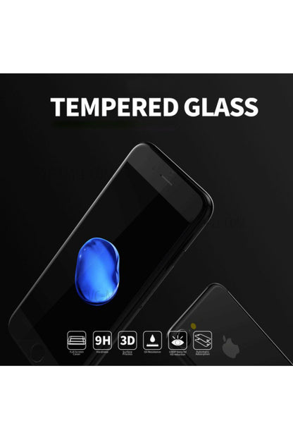 Gener Apple Uyumlu iPhone 6-6s 3d Temperli Full Cam Ekran Koruyucu-siyah