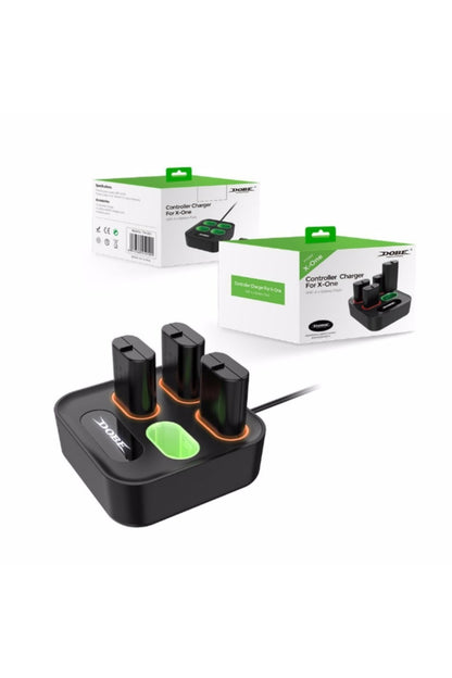 Dobe 4'Lü Xbox One-X-S-Series X-S Joystick 400 mAh Pil Şarj Stand
