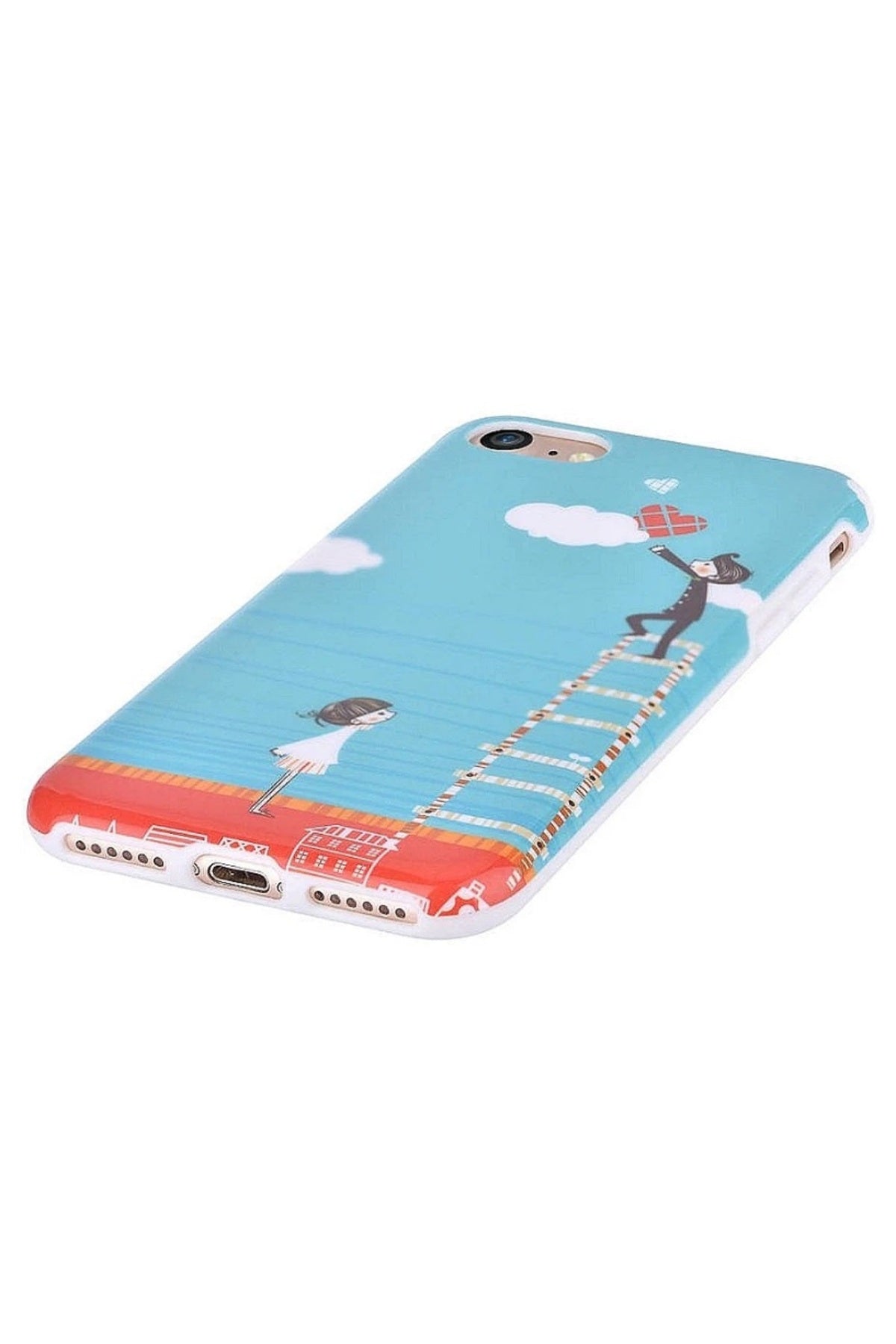 Iphone 7, Iphone 8 Için Love Tpu Silikon Kılıf