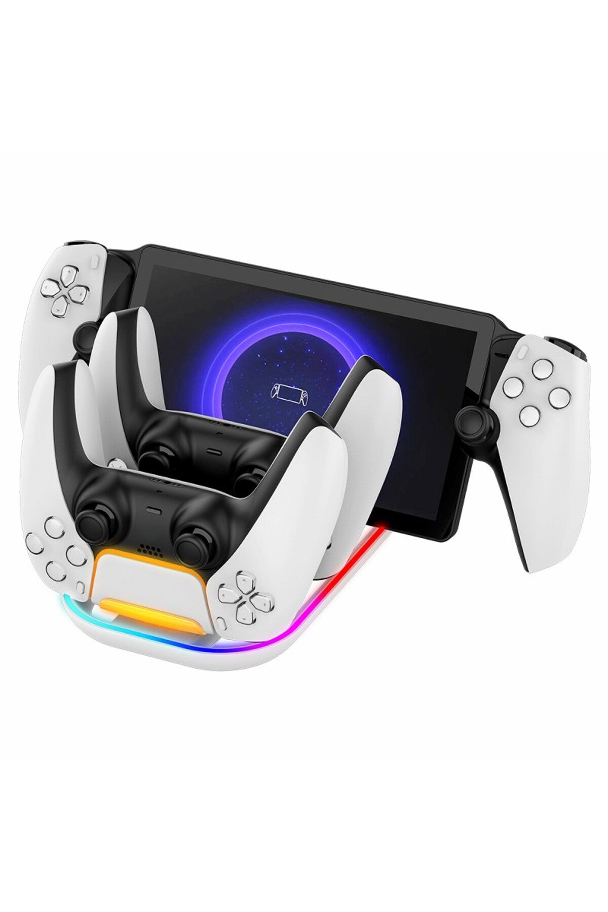 İpega Pg-p5p03 3in1 Ps Portal/ps5 Dualsense Rgb Şarj İstasyonu Dock
