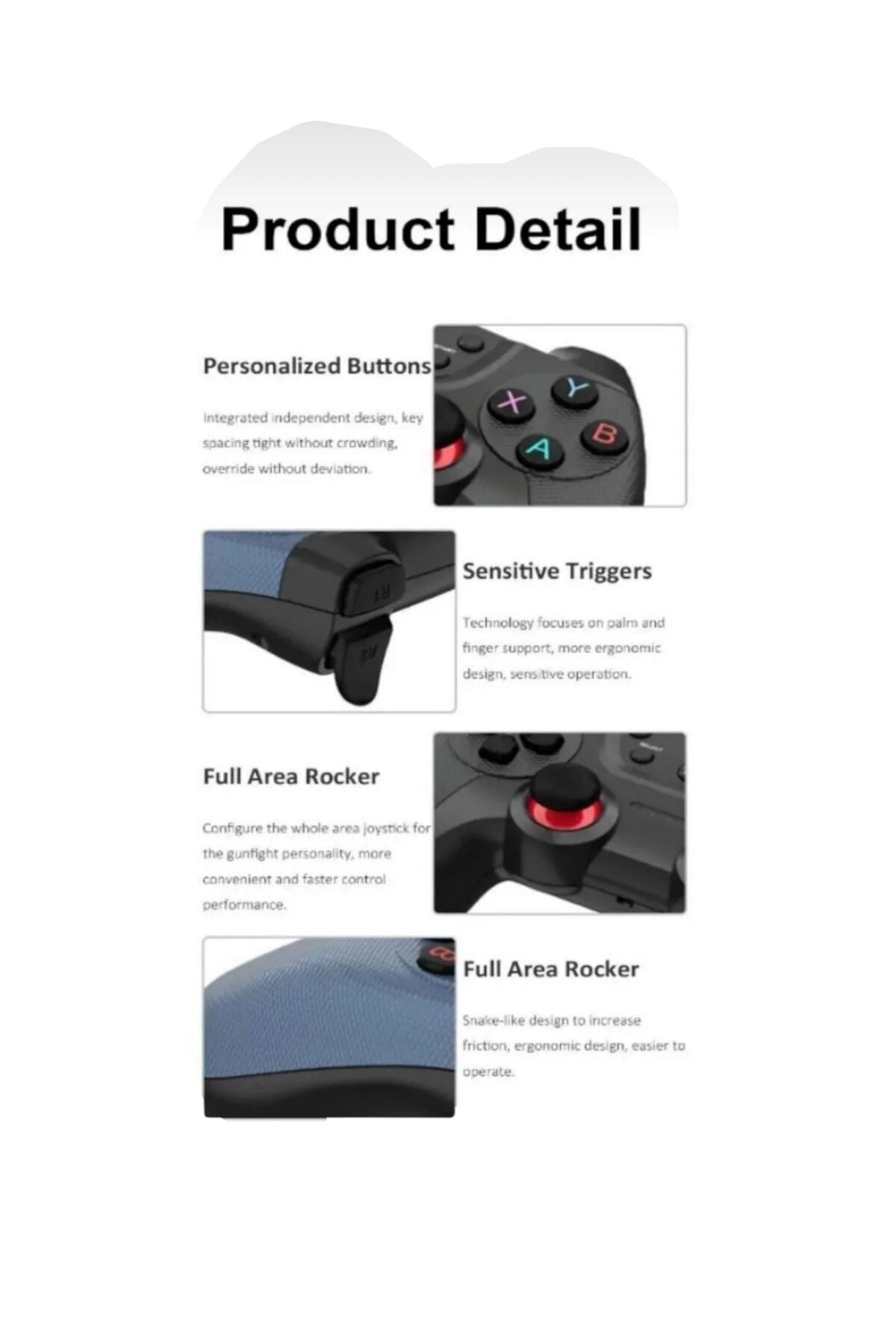 2.4 GHz Kablosuz Çiftli Gamepad Seti - Android TV Box, PC, P3 ve Tablet Uyumlu Oyun Kolu