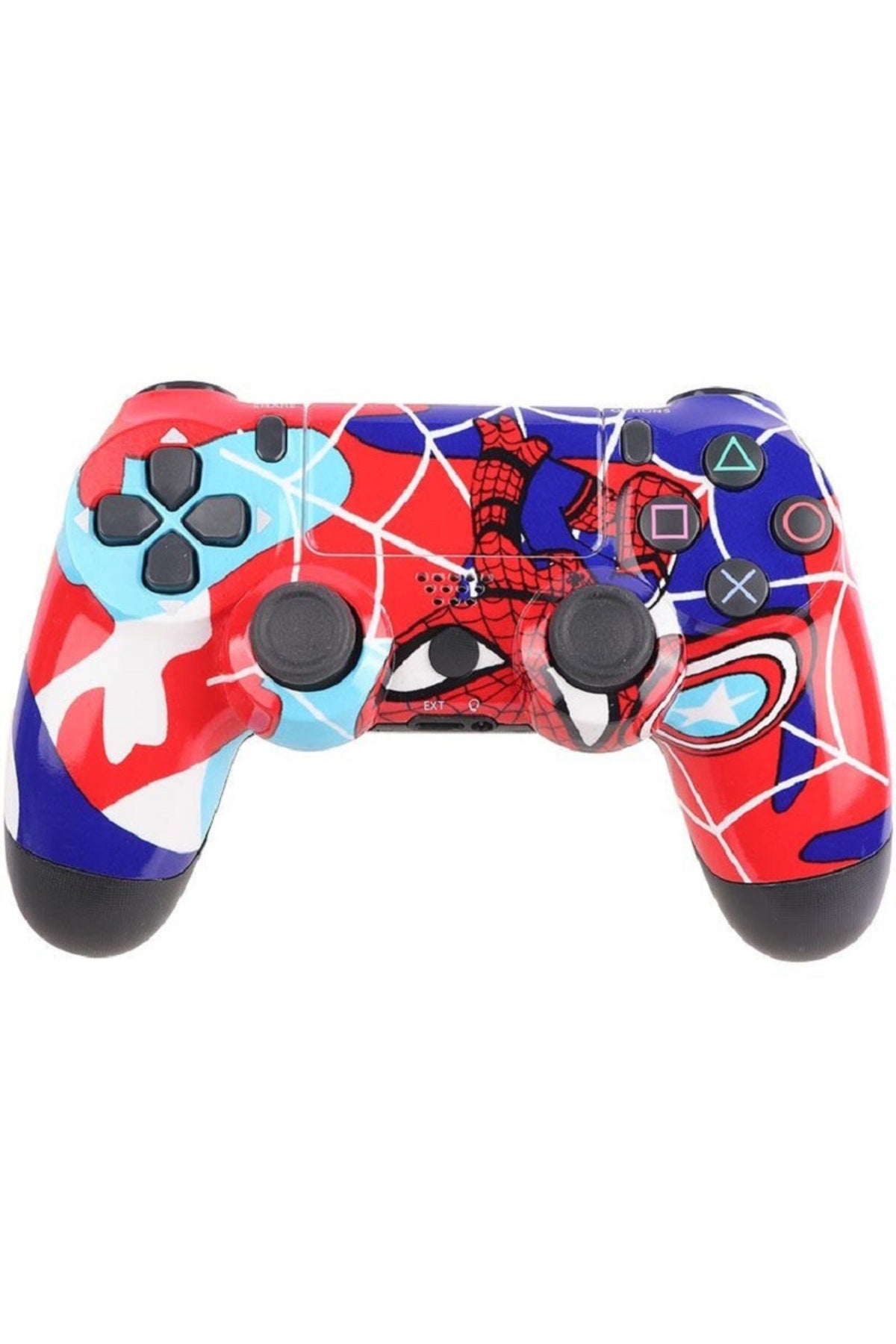 Ps4-pc-android Box-android-Apple Uyumlu iOS Telefon Tablet Desenli Titreşimli Bluetooth Oyun Kolu Model-7