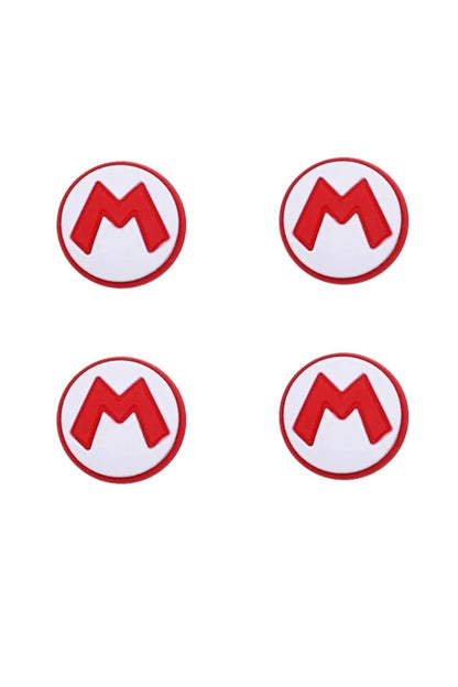 Nintendo Switch/switch Oled /switch Lite Uyumlu 3d Analog Koruyucu Silikon Mario Model-2