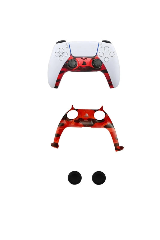 Ps5 Controller Kuru Kafa Serisi Desenli Koruyucu Silikon Kılıf Model-11