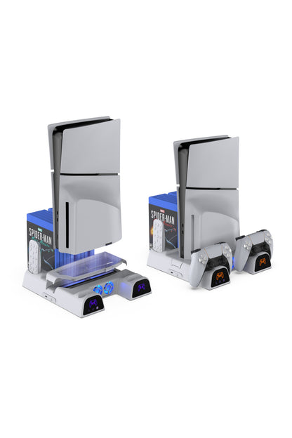 Tp5-3532b Ps5 Slim Ve Tüm Ps5 Modeller Ile Uyumlu Multi Fonksiyon Soğutma Ve Şarj Standı