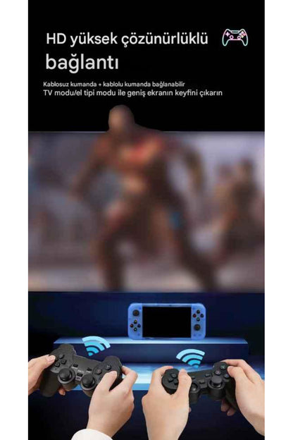 RG50XX Retro Oyun Konsolu,5 İnç HD IPS Ekran,Çift Joystick,64GB Kart,Linux Sistem,HD TV Out Konsol