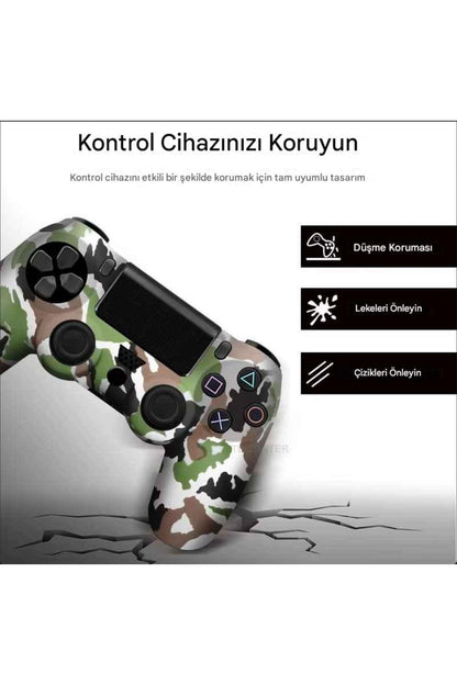 Ps5 Dualsense Red Dead Redemption Desenli Koruyucu Silikon Kılıf + Analog Silikon Koruyucu Rdr Model-2