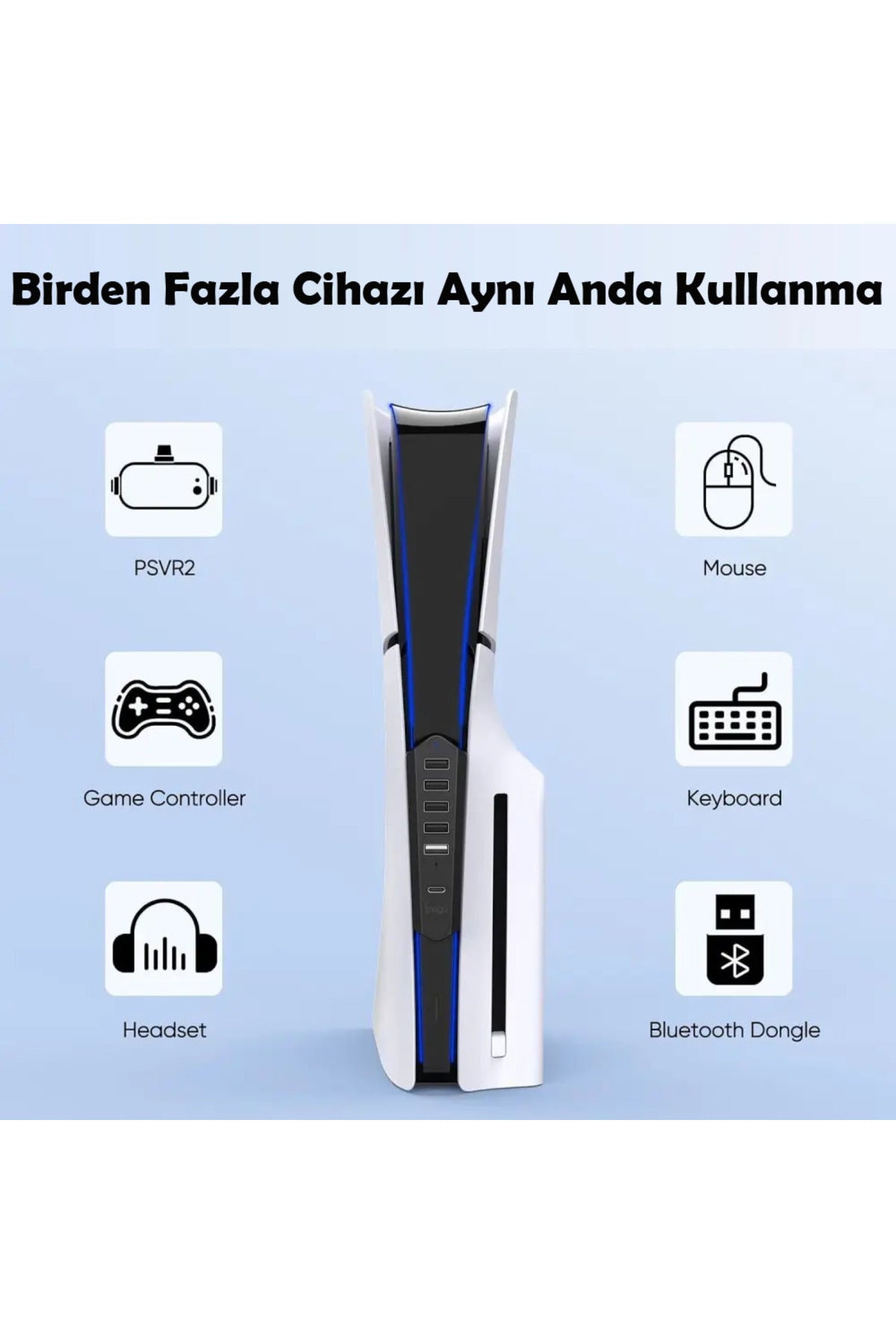 Pg-p5s003 Ps5 Slim Disk / Dijital 6in1 Usb Hub Çoklayıcı Adaptörü