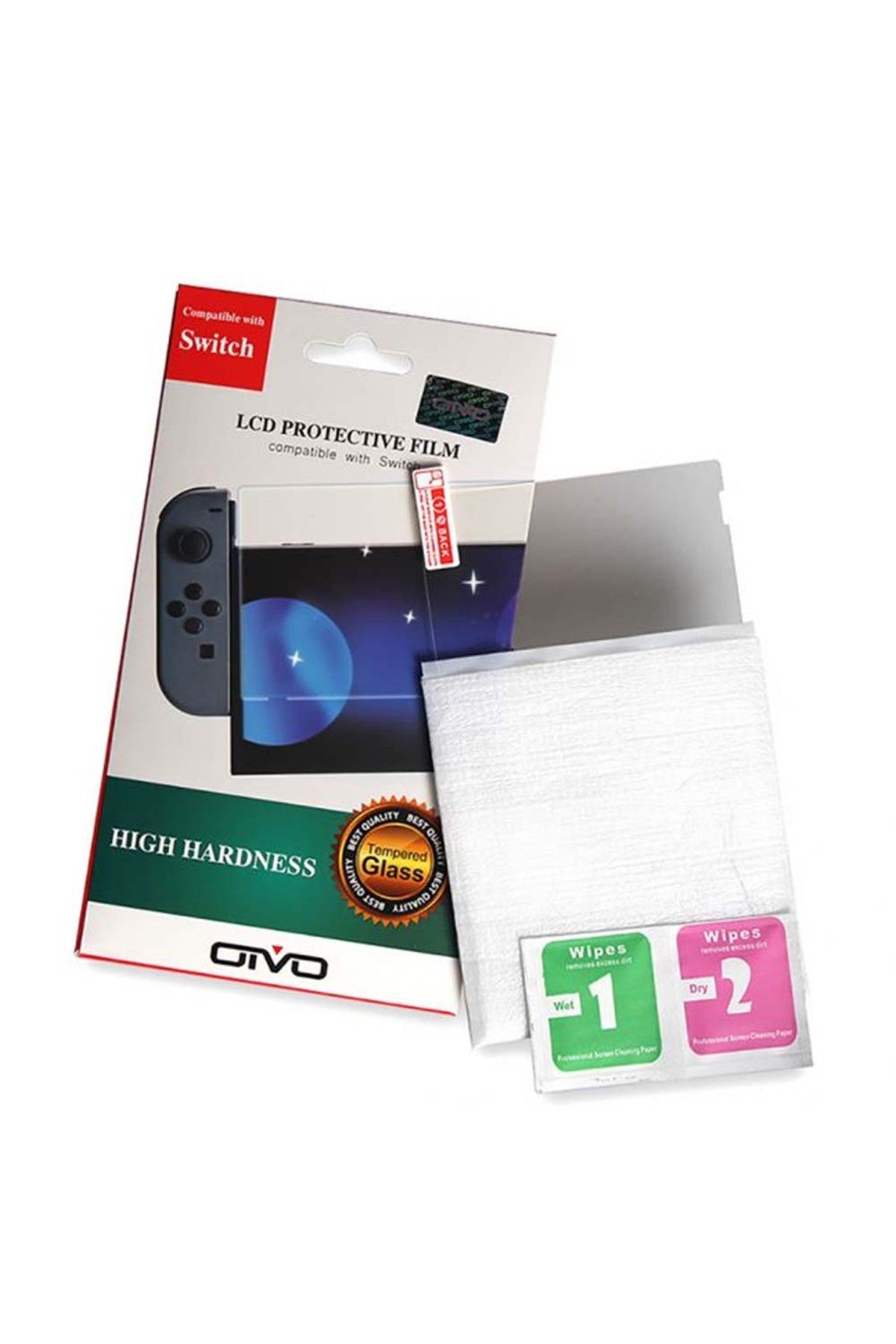 Oivo Nintendo Switch Kırılmaz Cam 9h Hard Ekran Koruyucu