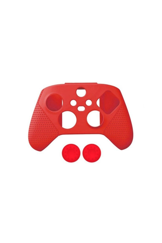 Tyx-0626 Matris Xbox Series X-xbox Series S Joystick Analog Koruyucu Silikon Kılıf Kırmızı