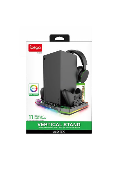 XBOX Series X Uyumlu RGB Soğutucu Fanlı Şarj İstasyonlu Stand - PG-XBX025S