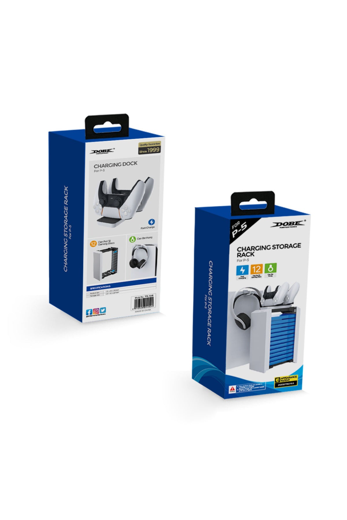 Dobe Tp5 1545 Ps5 Kulaklık Tutucu Oyun Haznesi Şarj Stand Kit