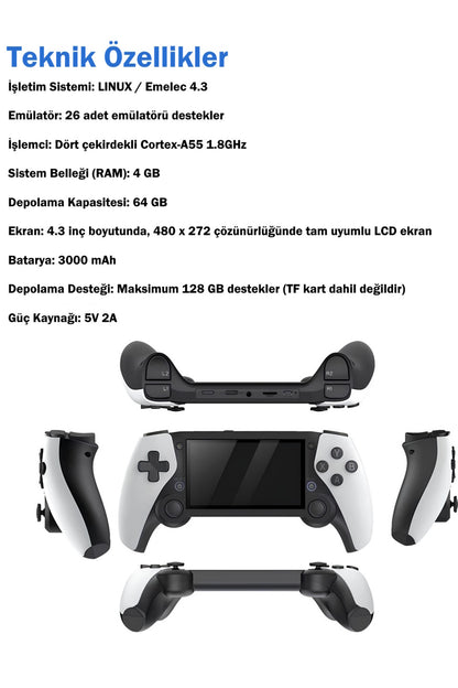 Retro Taşınabilir 3D Oyun Konsolu - M25