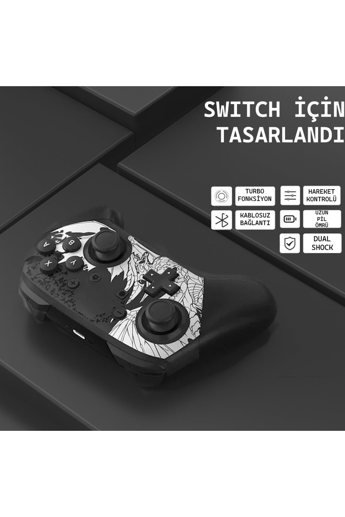 Nintendo Switch PRO Monster Hunter Rise Controller Gamepad