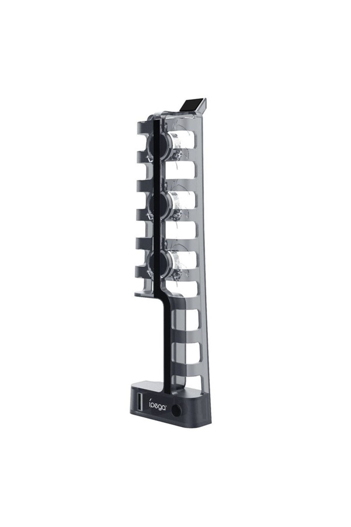 PG-P5S005 PS5 Slim Disk-PS5 Slim Dijital Uyumlu 3 Kademeli LED Işıklı Arka Soğutucu Fan