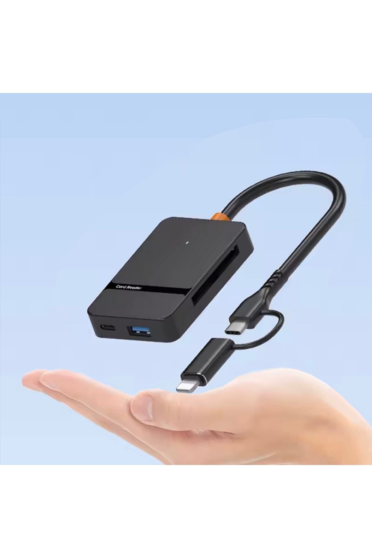 Ads-315 5-gbps Usb-c + Usb 8in1 Port Ms Cf Tf/sd Dhc Sdxc Kamera Kart Okuyucu HDMI