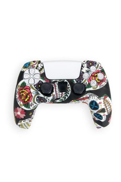 Ps5 Controller Kuru Kafa Serisi Desenli Koruyucu Silikon Kılıf Model-11