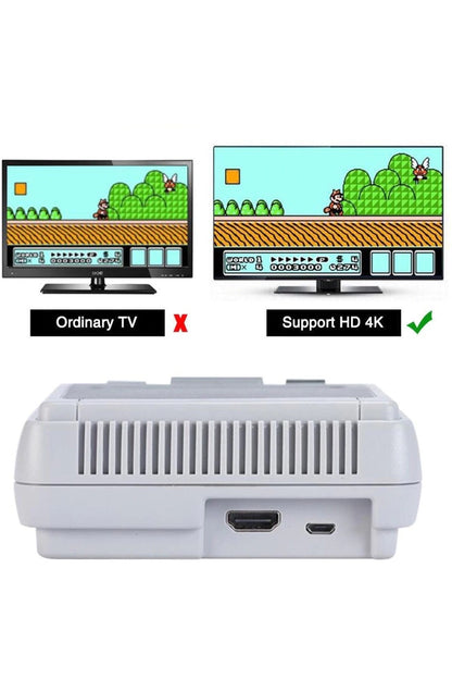Retro 8 Bit 621 Oyunlu Sfc Hdmi Oyun Konsolu-ultra Mini Siyah