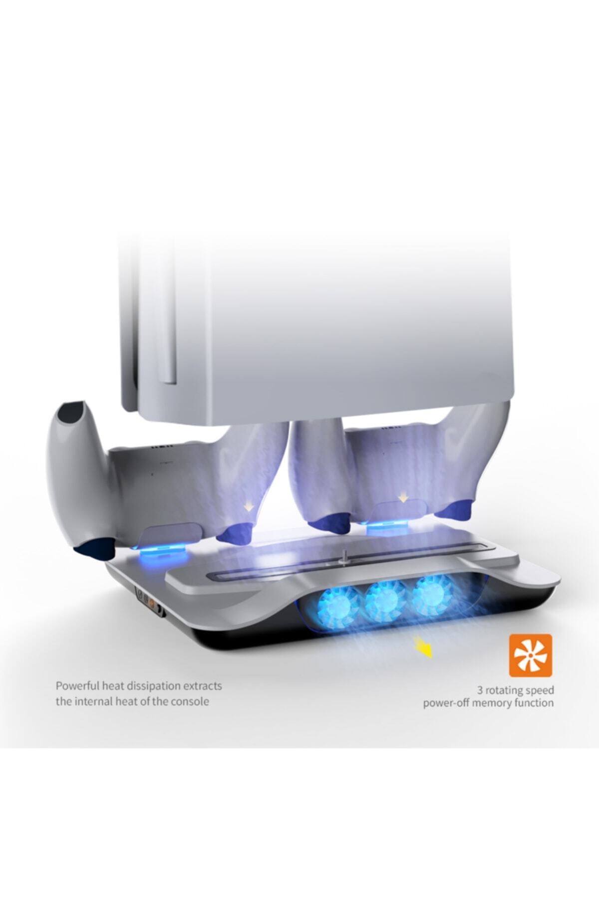Dobe Tp5 05102 Ps5 Dijital Ps5 Disk Sürüm Uyumlu Şarj Stand Soğ